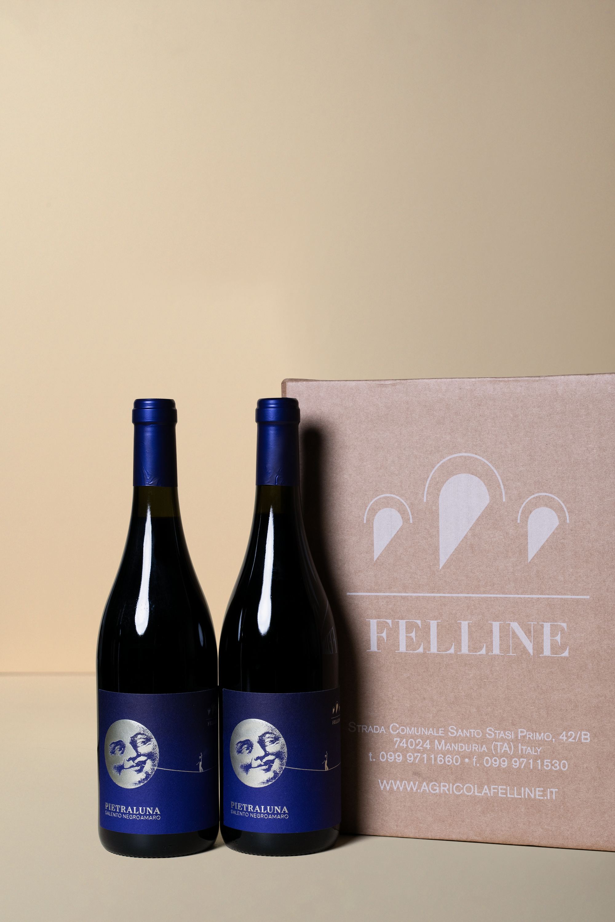 Felline, Pietraluna Negromaro del Salento 2020 750ML (OCC of 6 bottles)