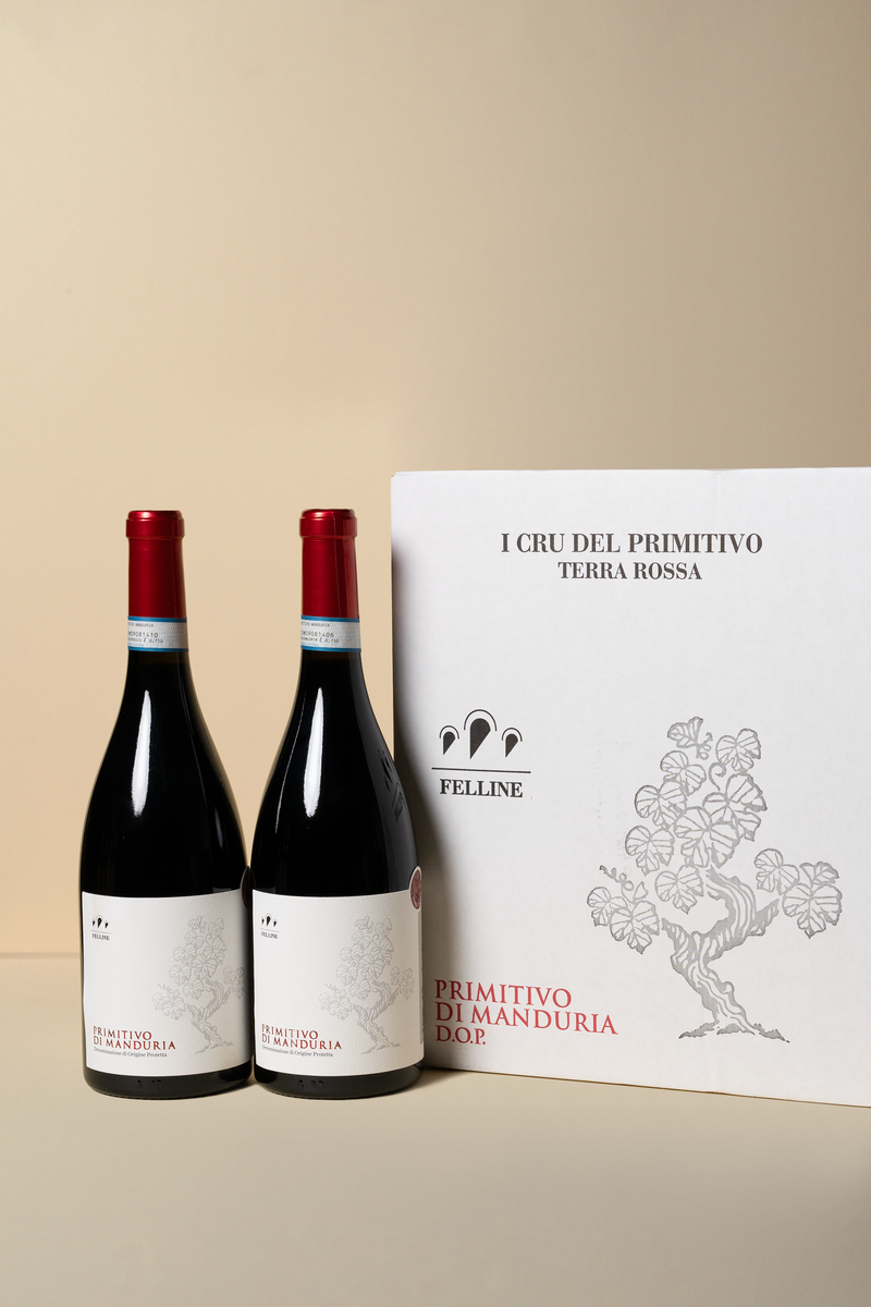 Felline, Primitivo di Manduria 2022 750ML (OCC of 6 bottles)