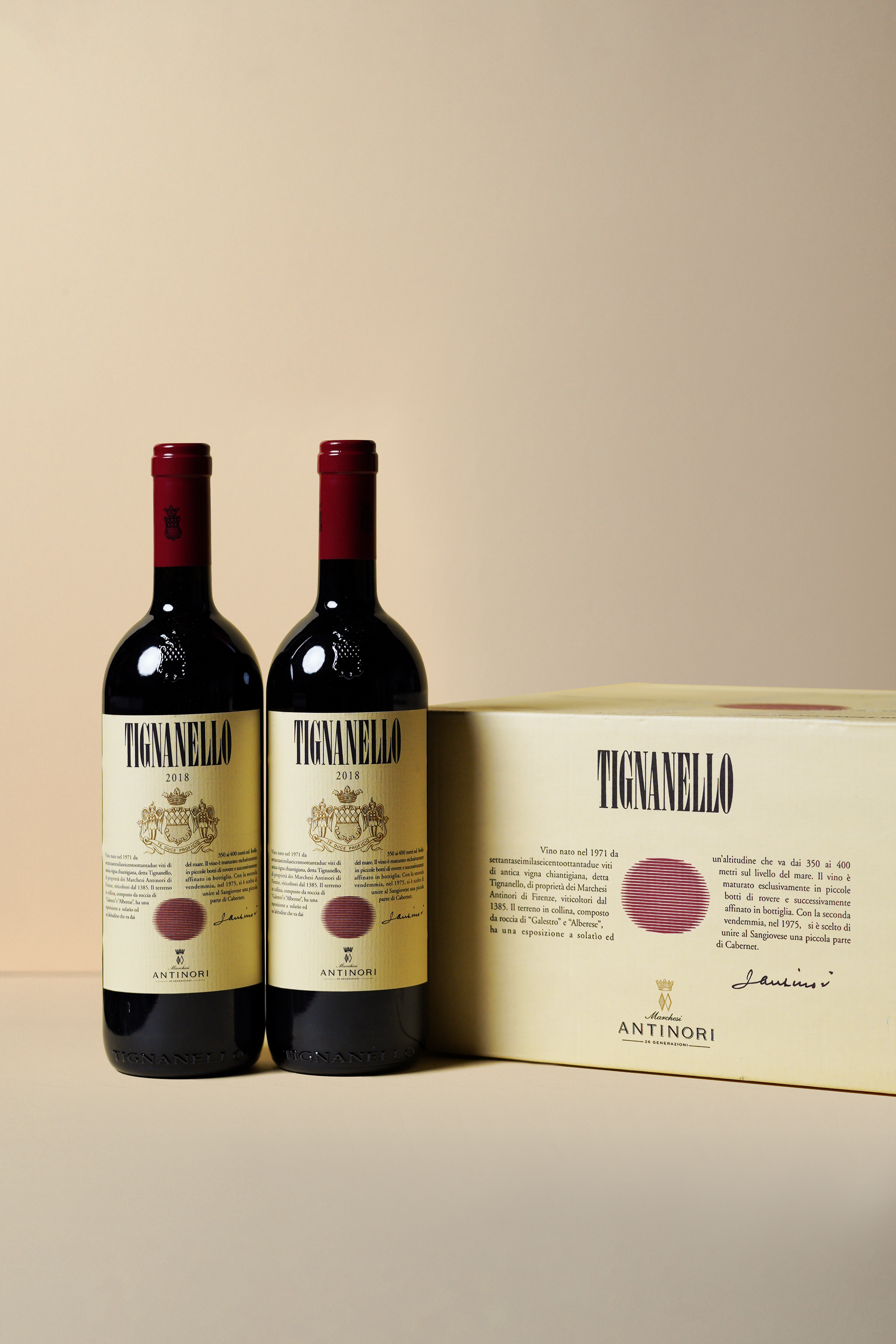 Marchesi Antinori, Tignanello 2018 (OCC of 6 bottles)