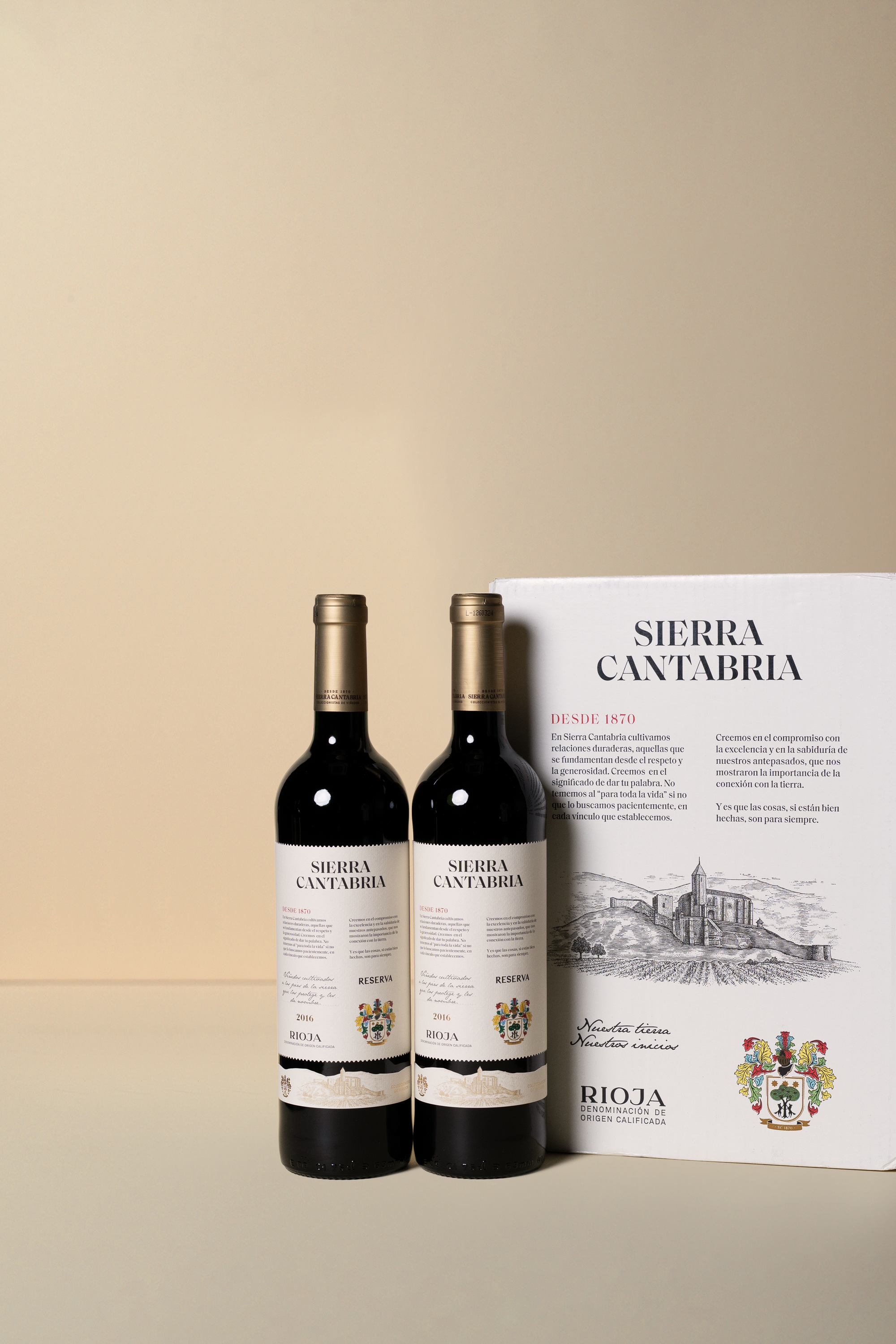 Sierra Cantabria, Reserva 2016 750ML (OCC of 6 bottles)