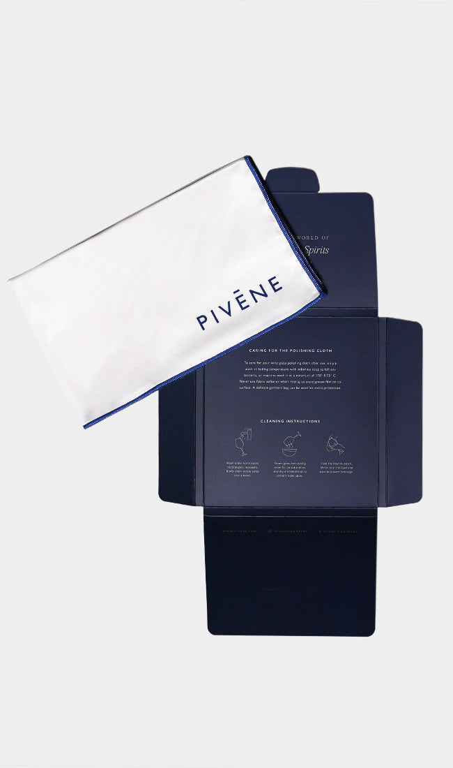 Pivene microfiber wine glass polishing cloth